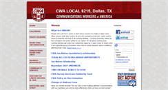 Desktop Screenshot of cwa6215.org